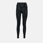 sport leggings, recycled nylon leggings, Totême leggings, monogram leggings, fall-winter collection