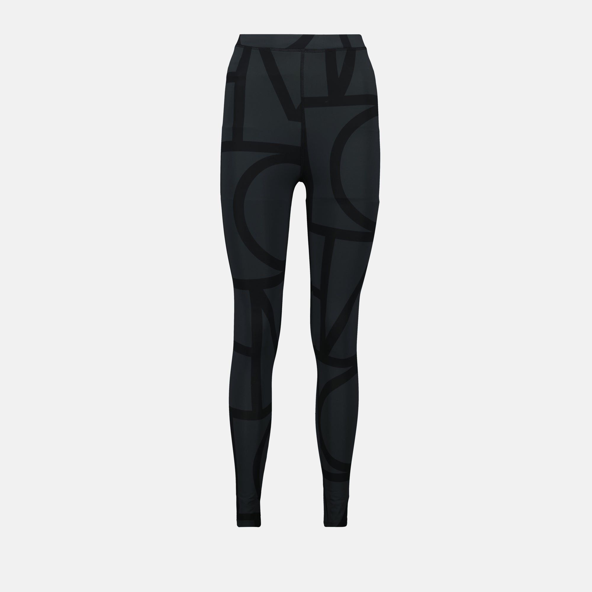 sport leggings, recycled nylon leggings, Totême leggings, monogram leggings, fall-winter collection