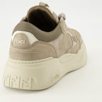 Immagine delle sneaker Fendi Force Grey di Fendi per uomo - Stagione Autunno-Inverno 2025 - Vista posteriore