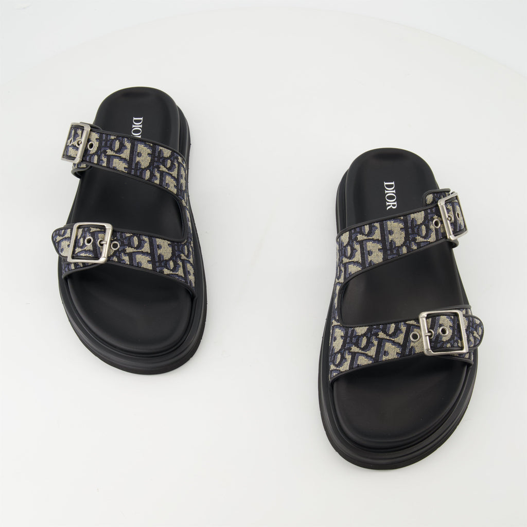 Dior sandals, Aqua Oblique, men's sandals, designer footwear, luxury sandals