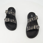 Dior sandals, Aqua Oblique, men's sandals, designer footwear, luxury sandals