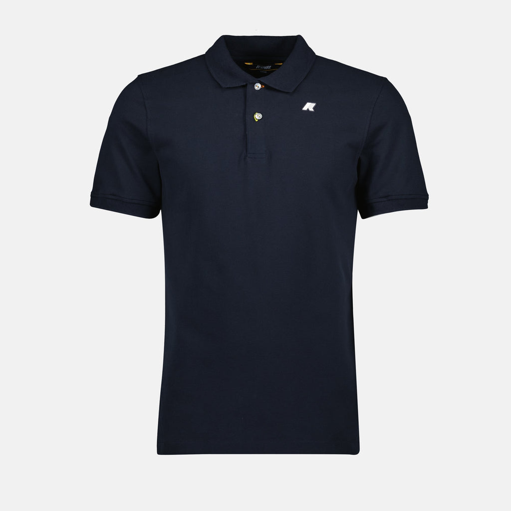 Polo Vinnie, navy polo, K-Way, classic polo, piqué cotton