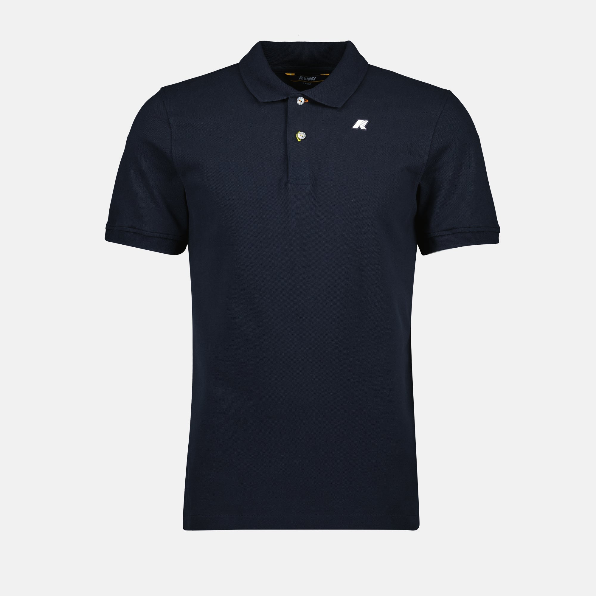 Polo Vinnie, navy polo, K-Way, classic polo, piqué cotton