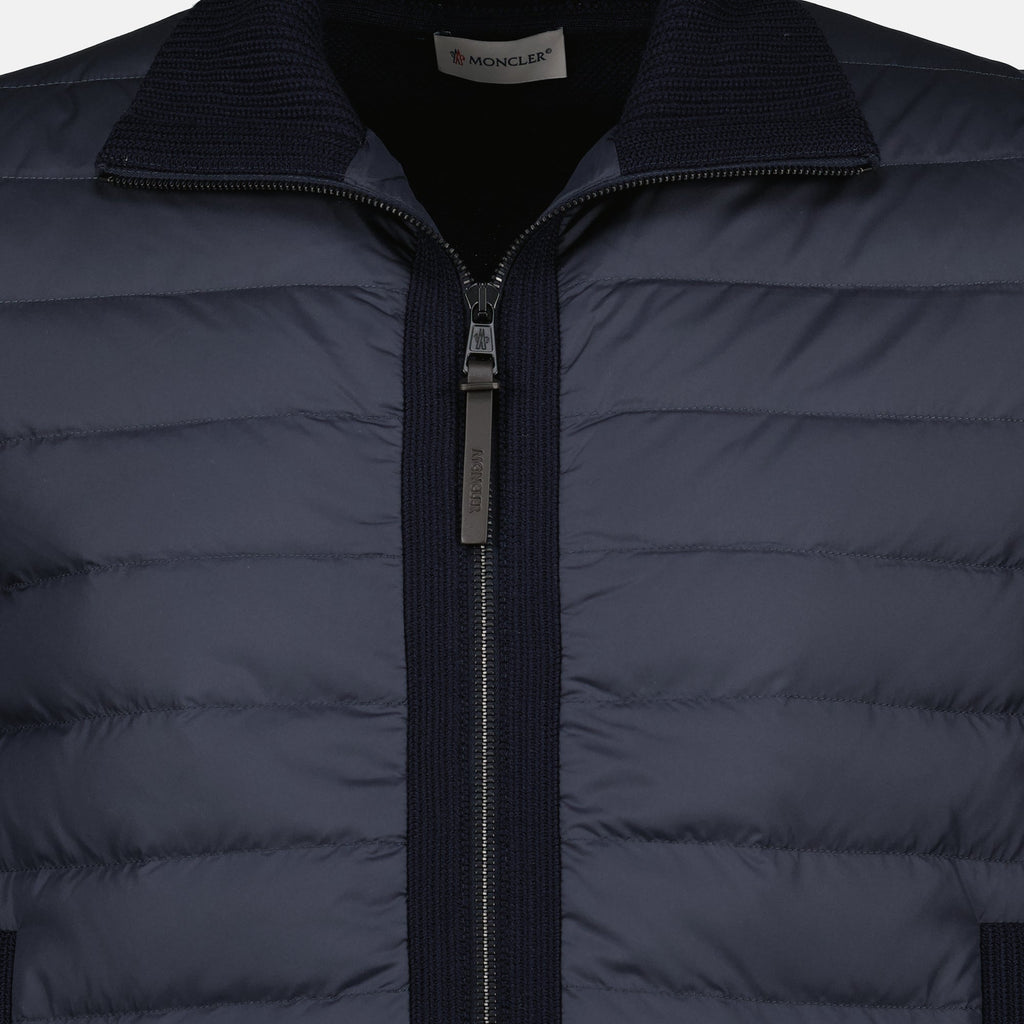 Immagine del Cardigan Bi-Matière di Moncler per Uomo - Stagione Primavera-Estate 2026 - Vista Dettaglio 2