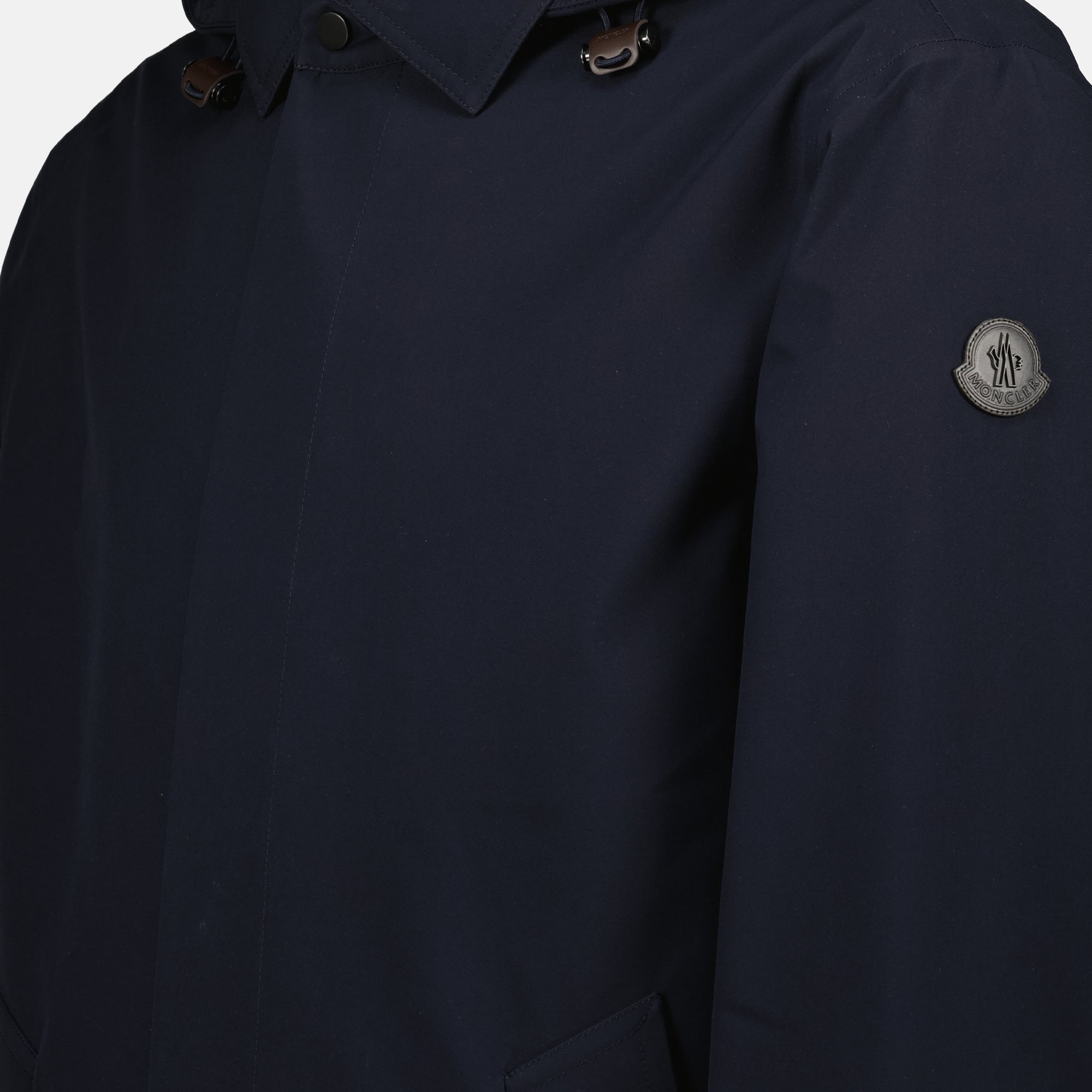Moncler parka, Larezila, men's outerwear, navy blue parka, Autumn-Winter collection