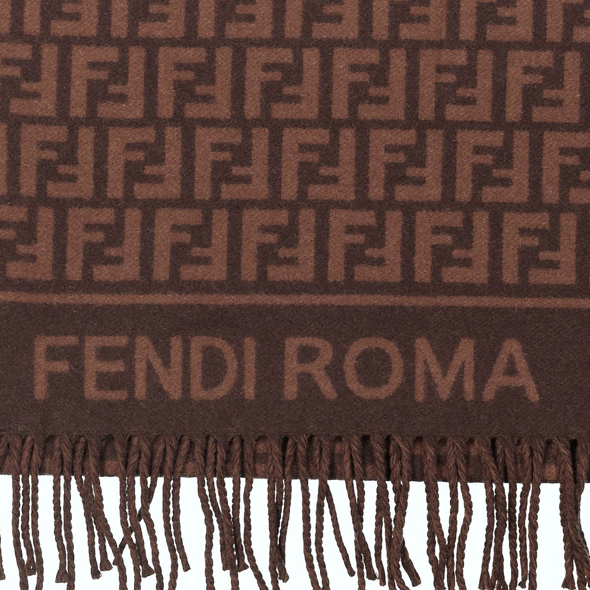 FF Logo Scarf, Fendi Scarf, Wool Cashmere Scarf, Luxury Accessories, Autumn Winter 2024 Fashion