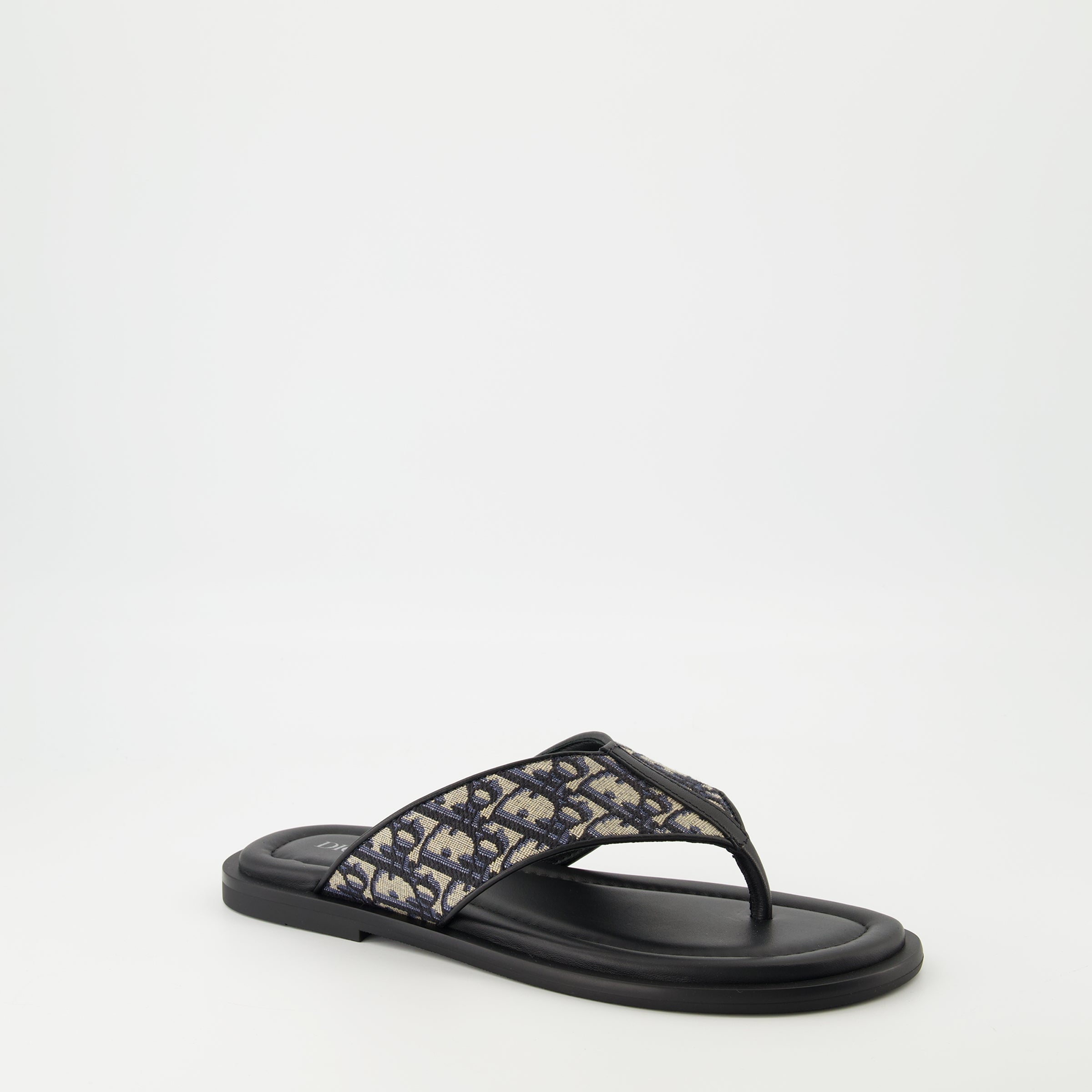Dior Alias sandals, slip-on sandals, Dior Oblique pattern, men’s footwear, summer sandals