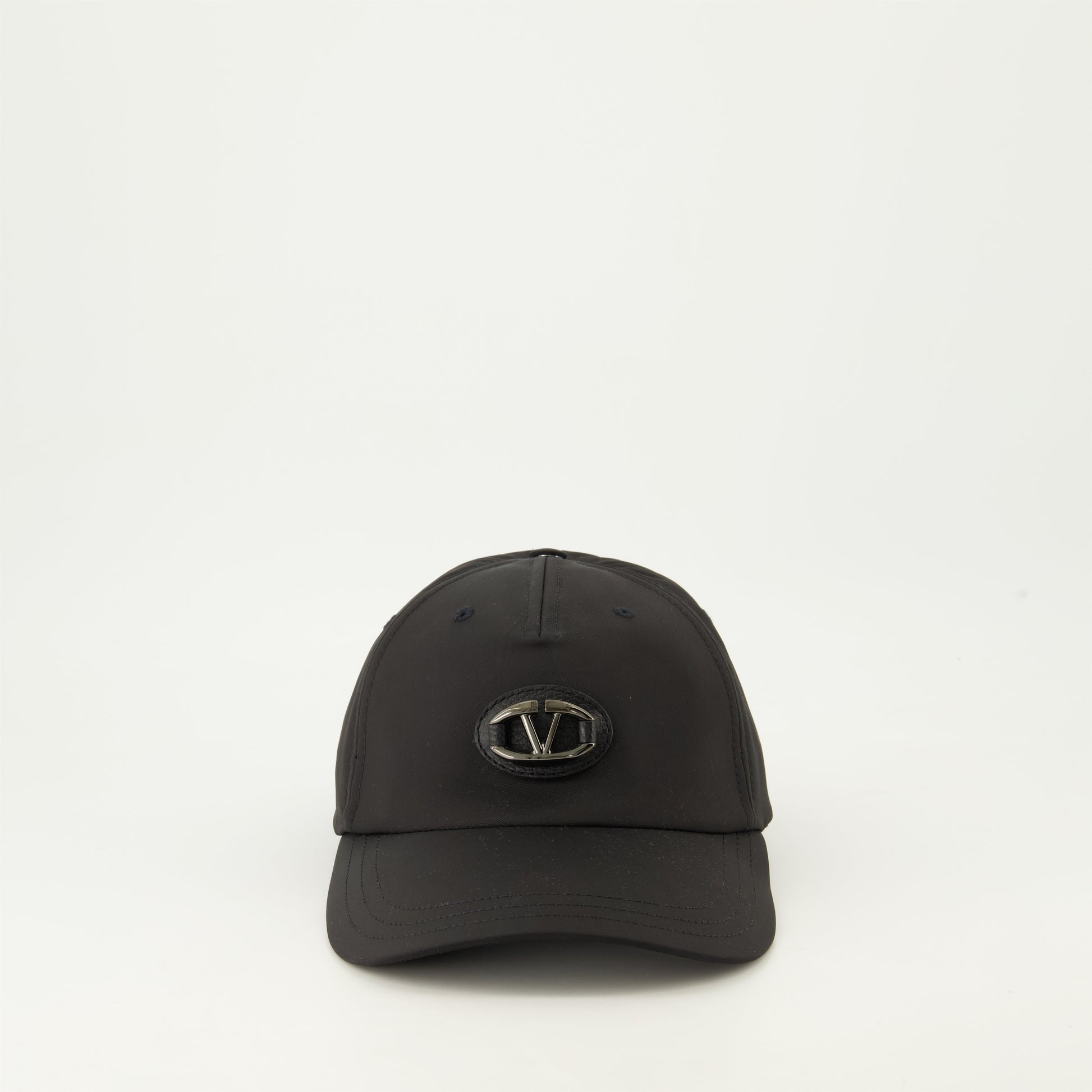 Valentino, VLogo, nylon cap, black cap, fall-winter 2024