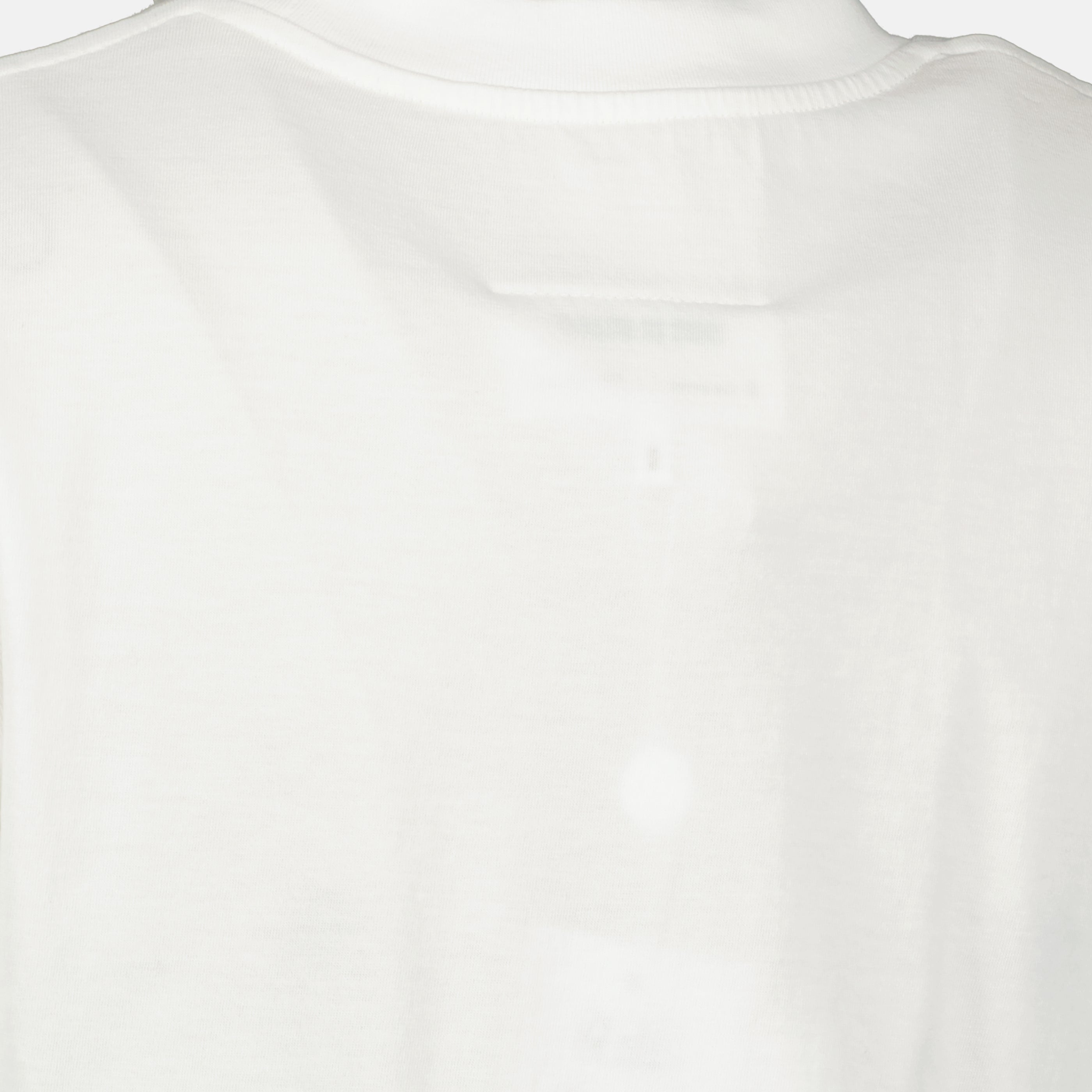 T-shirt Bianca Signature in Cotone