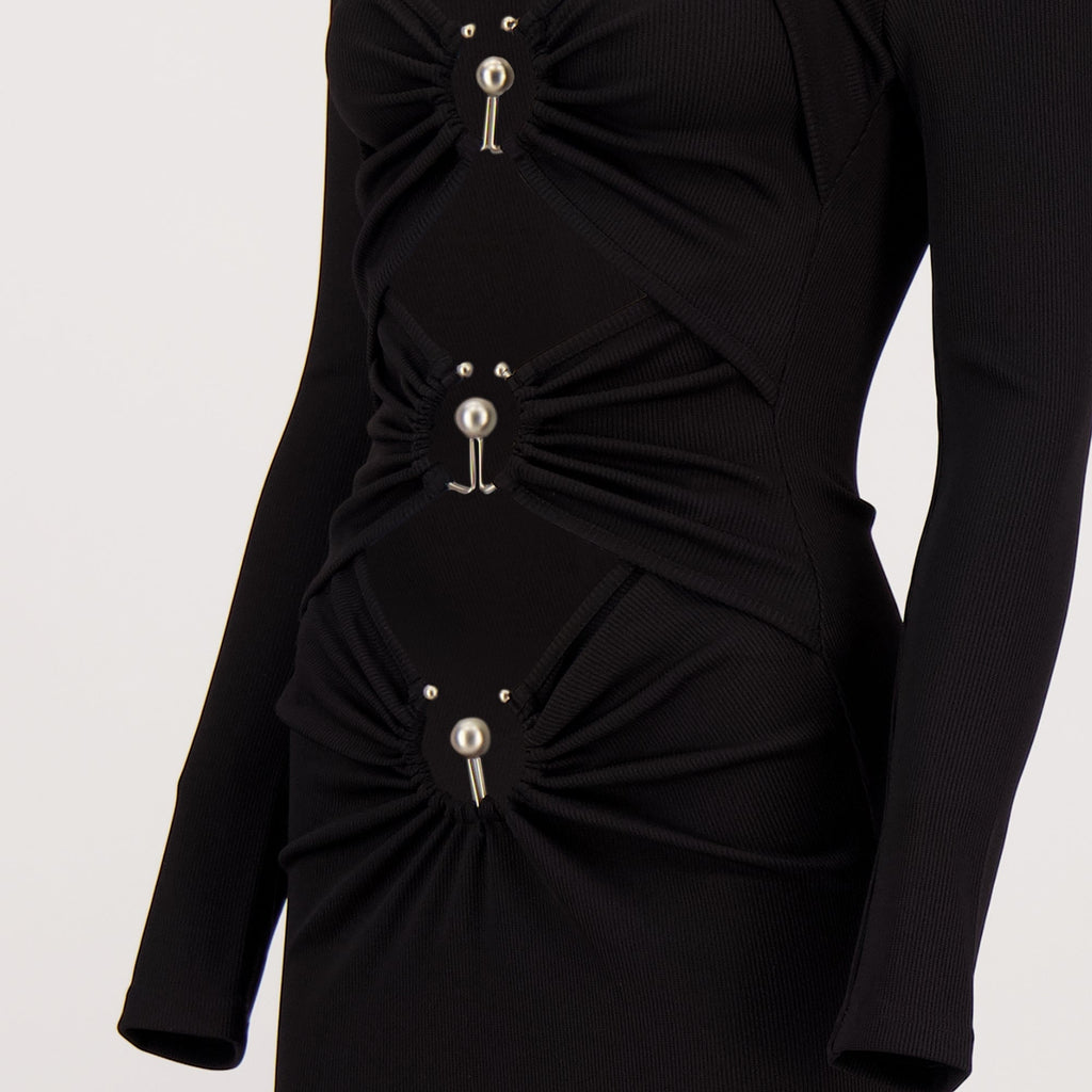 Christopher Esber, Orbit Dress, black dress, Autumn-Winter 2025, women's fashion