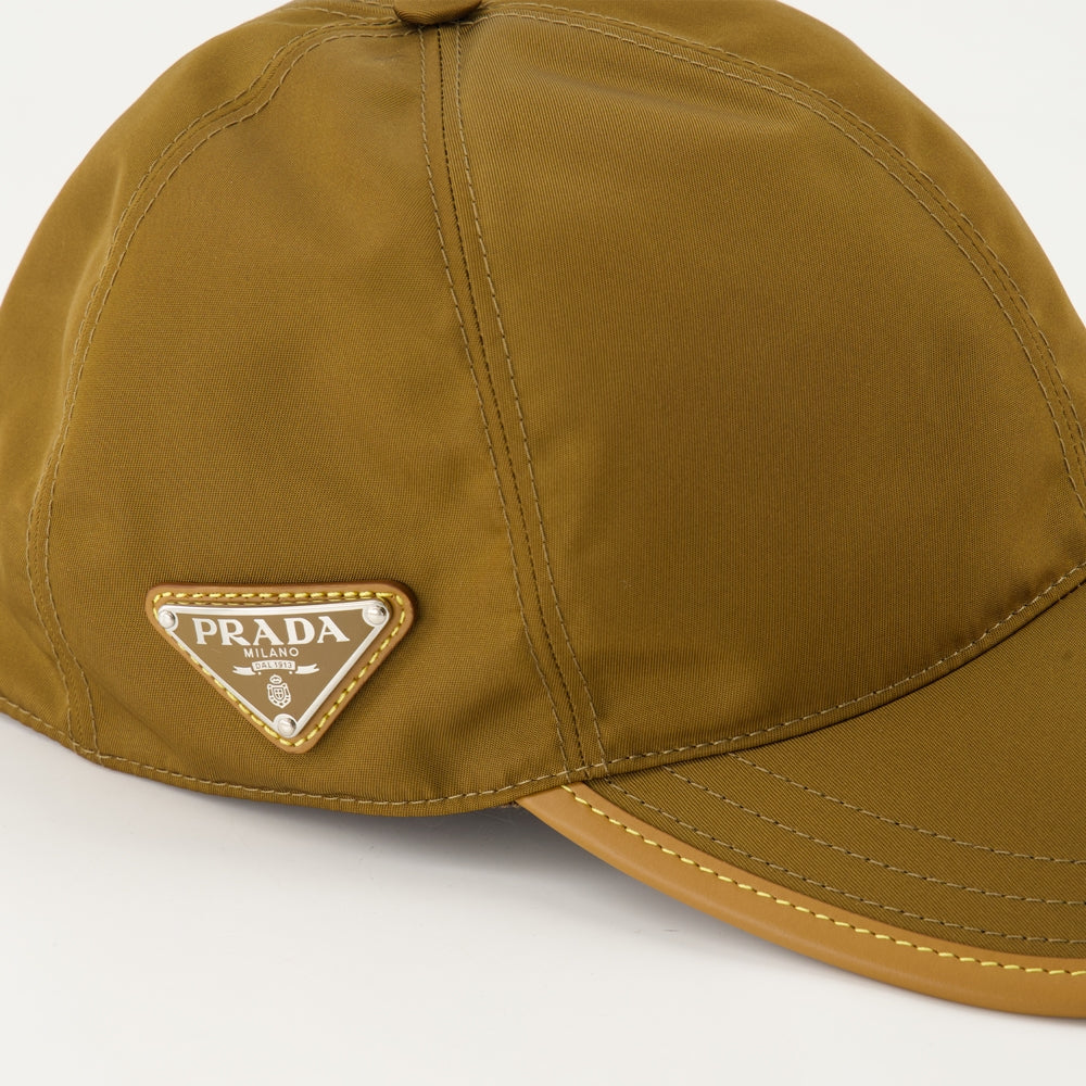 Prada, Re-Nylon cap, luxury cap, Autumn-Winter collection, recycled nylon