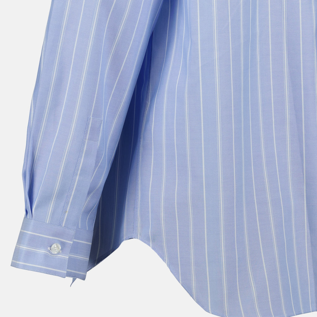 oversized shirt, Dior, Hylton Nel, blue, cotton shirt