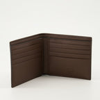 VLogo wallet, textured leather wallet, Valentino accessories, luxury wallet, black leather wallet