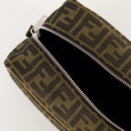 FF Toiletry Bag, Luxury Toiletry Bag, Fendi Autumn-Winter, Embroidered Canvas, Elegant Accessories