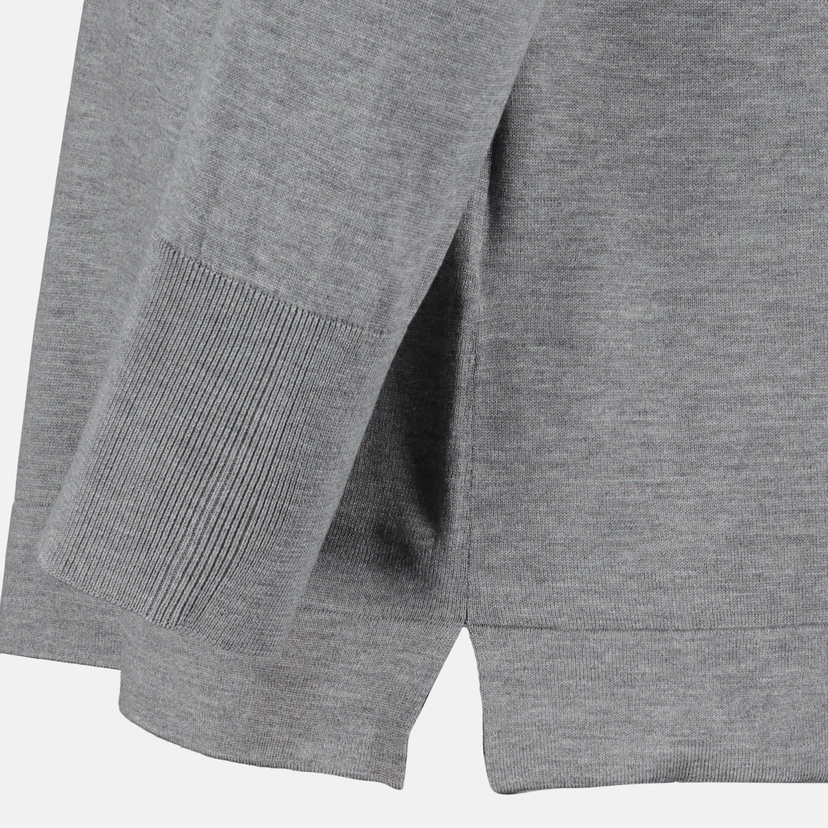 Image of Polo Simone Gray by Officine Générale for Men - Season Spring-Summer 2026 - Detail View 2