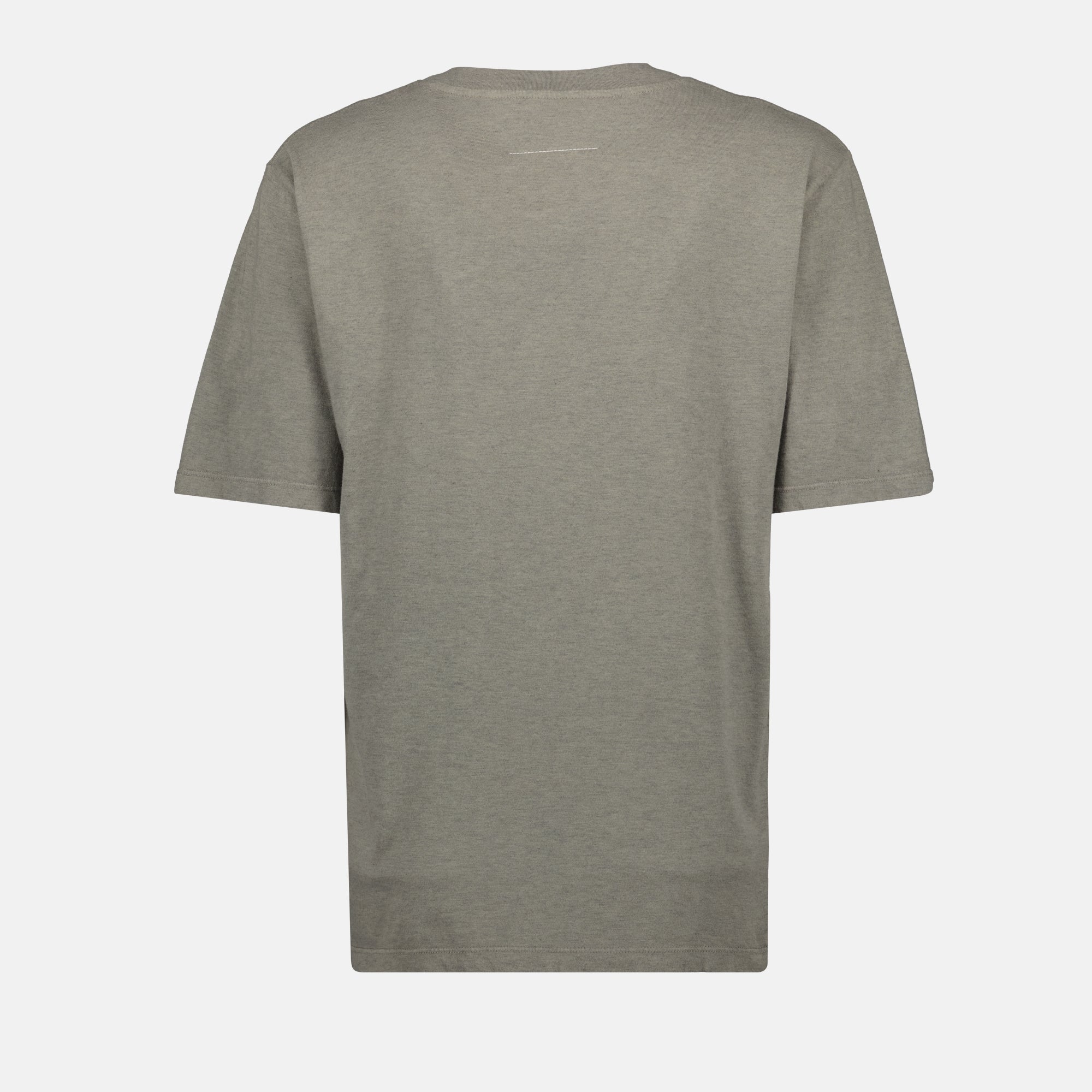 Numeric T-shirt, Mm6 apparel, cotton t-shirt, gray t-shirt, Autumn-Winter collection