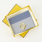 Fendi cardholder, FF Diamonds, leather cardholder, elegant accessories, modern design