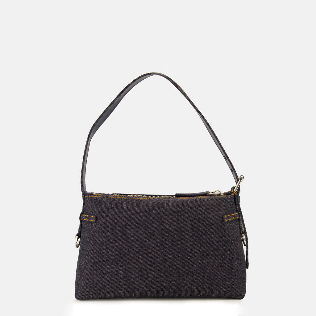 Bilde av Voyou Mini Denim Bag av Givenchy for kvinner - Sesong Høst-Vinter 2025 - Bakvisning