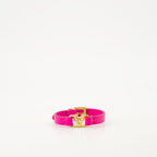Pink Leather Bracelet, VLogo Bracelet, Valentino Garavani Bracelet, Luxury Accessories, Designer Bracelets