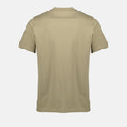 green t-shirt, Moncler logo shirt, cotton t-shirt, spring/summer collection, casual wear