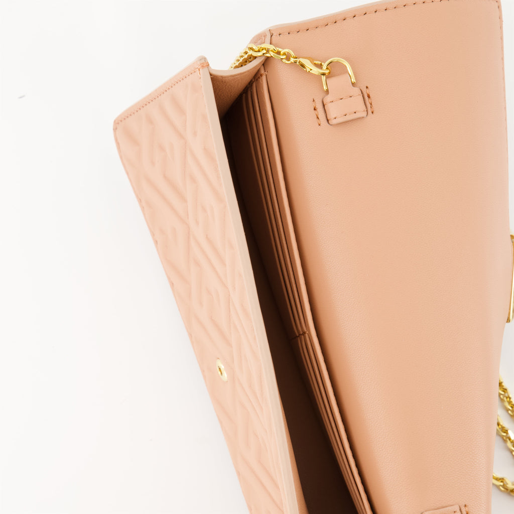 Image of Pink Chain Wallet by Fendi for Women - Season Spring-Summer 2025 - Product detail view 4