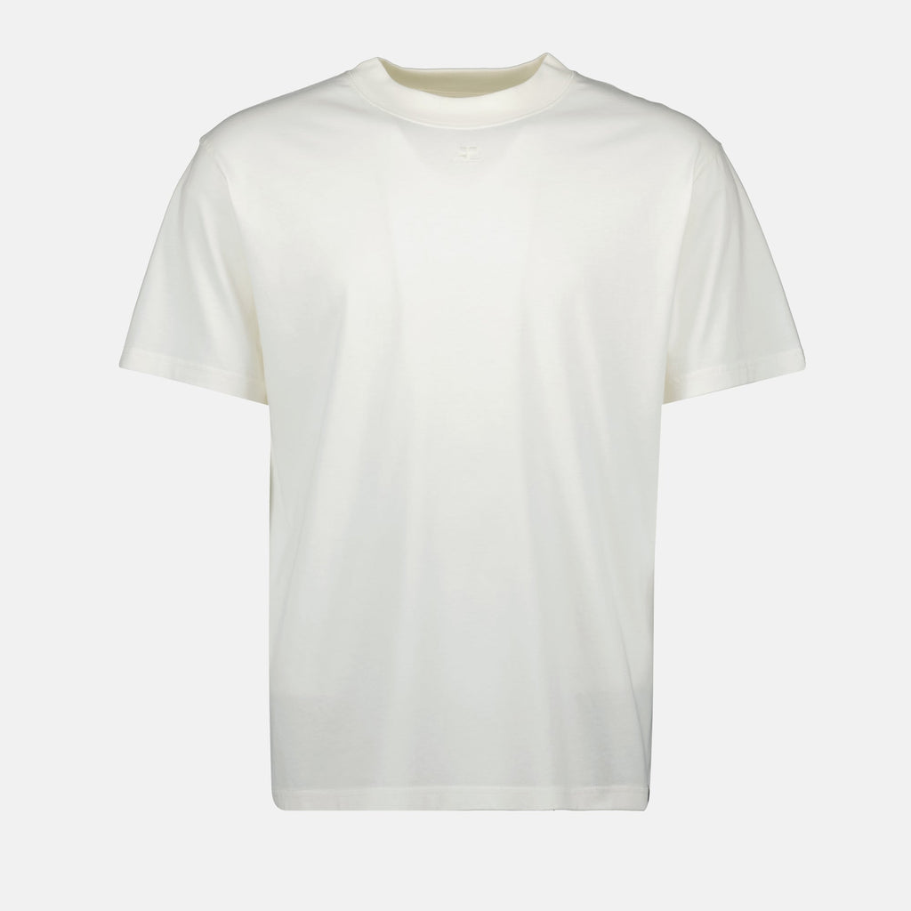 oversized white t shirt courreges men 15468735791484