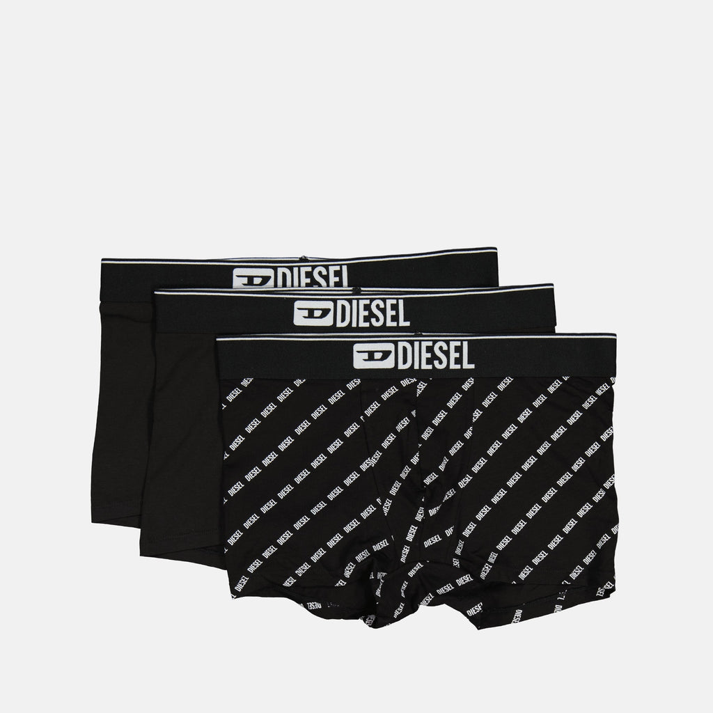 Diesel boxers, black boxers, comfortable cotton boxers, slim fit boxers, mens underwear