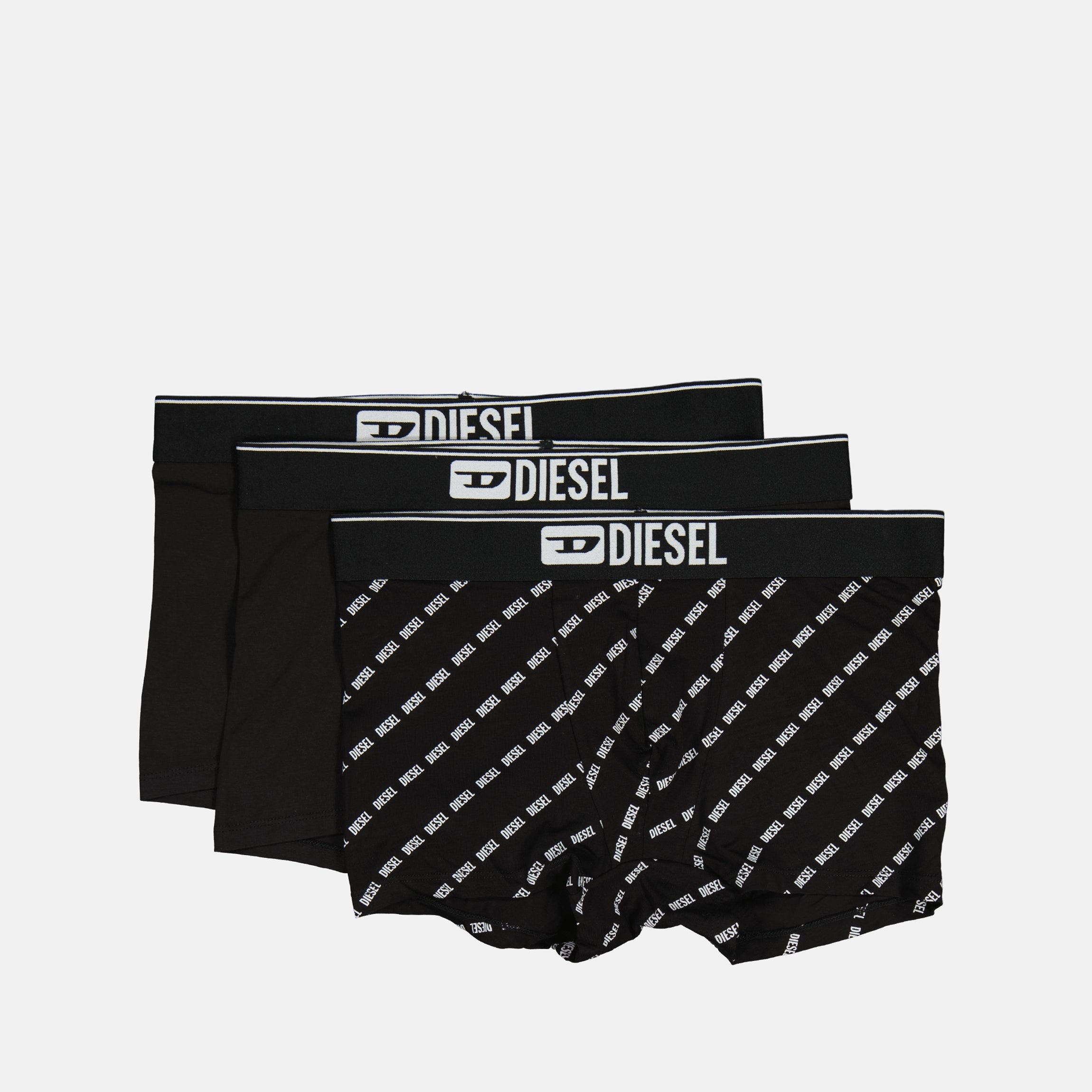 Diesel boxers, black boxers, comfortable cotton boxers, slim fit boxers, mens underwear