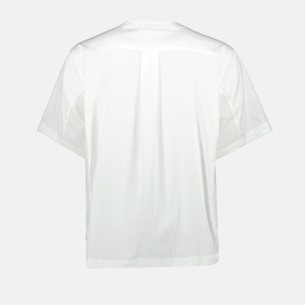 jersey t-shirt, Sacai, white t-shirt, casual wear, Spring-Summer collection