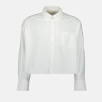 oversized shirt, Ami de Coeur, white shirt, cotton shirt, contemporary fashion