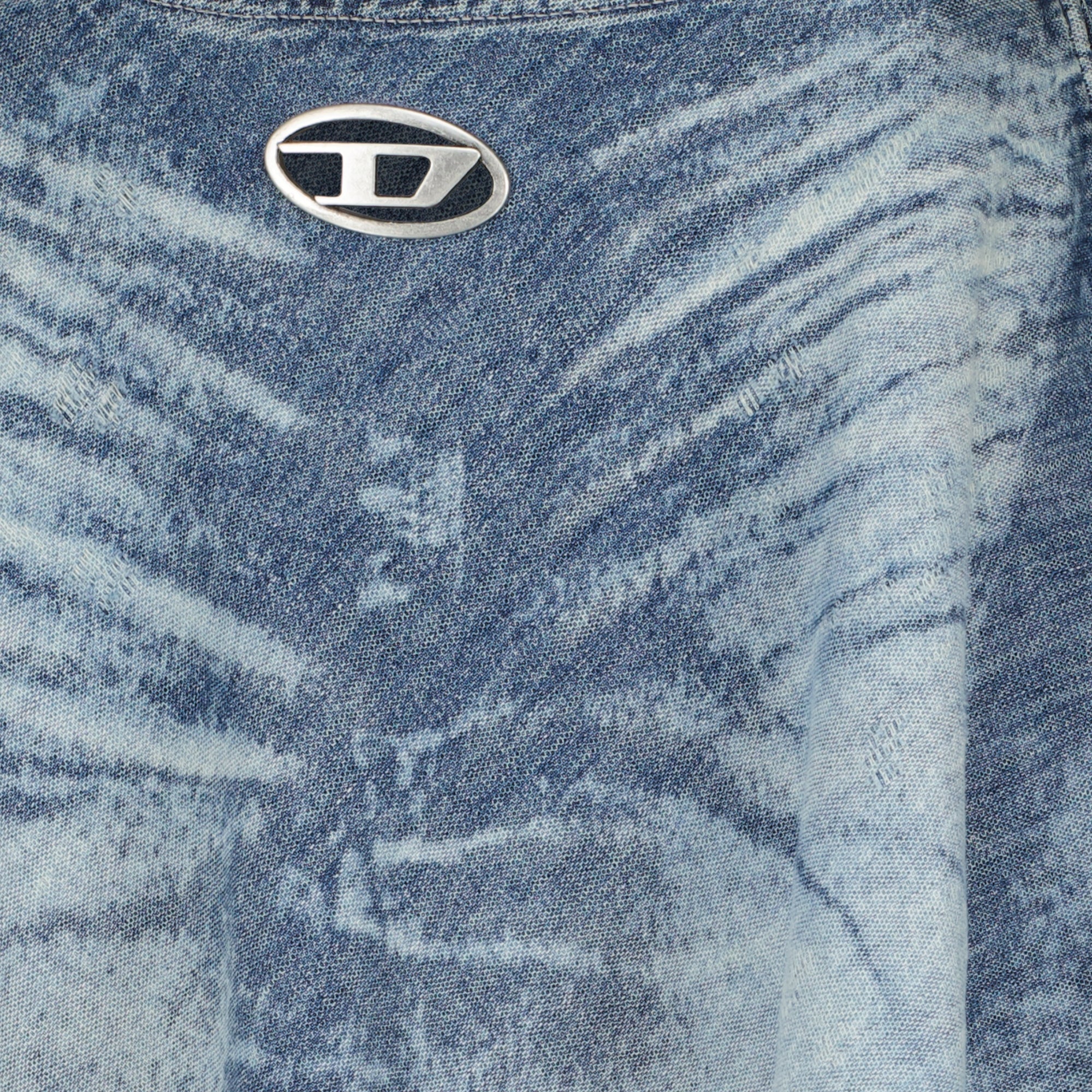 Diesel skirt, denim skirt, faded blue skirt, autumn winter fashion, contemporary women's wear