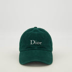 Grønn Brodert Caps