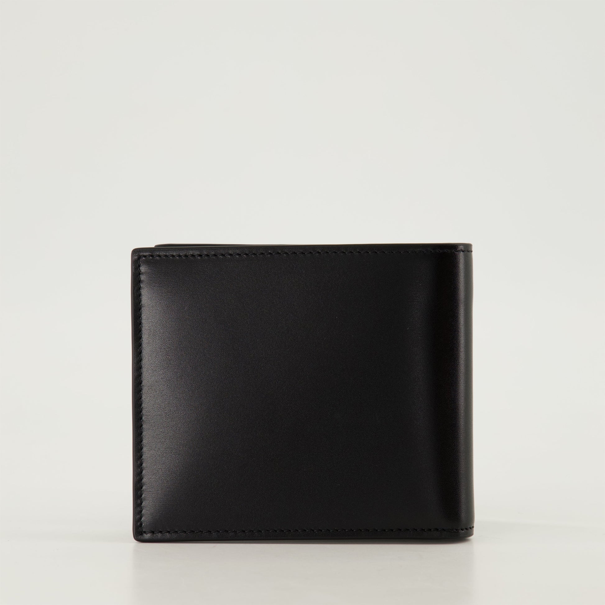 YSL wallet, black leather wallet, Cassandre logo wallet, card holder wallet, Saint Laurent wallet