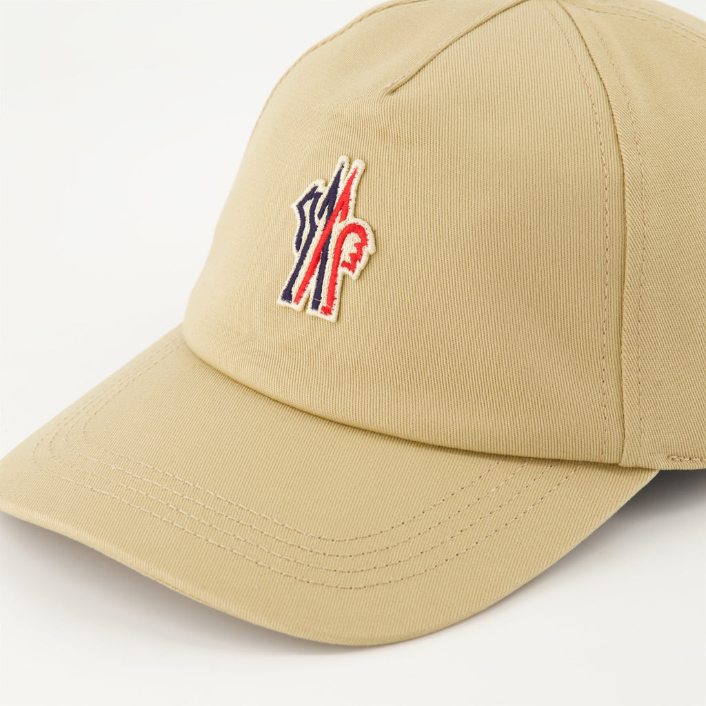 Moncler Grenoble, Beige Gabardine Cap, Autumn-Winter 2024, Luxury Cap, High-end Accessories