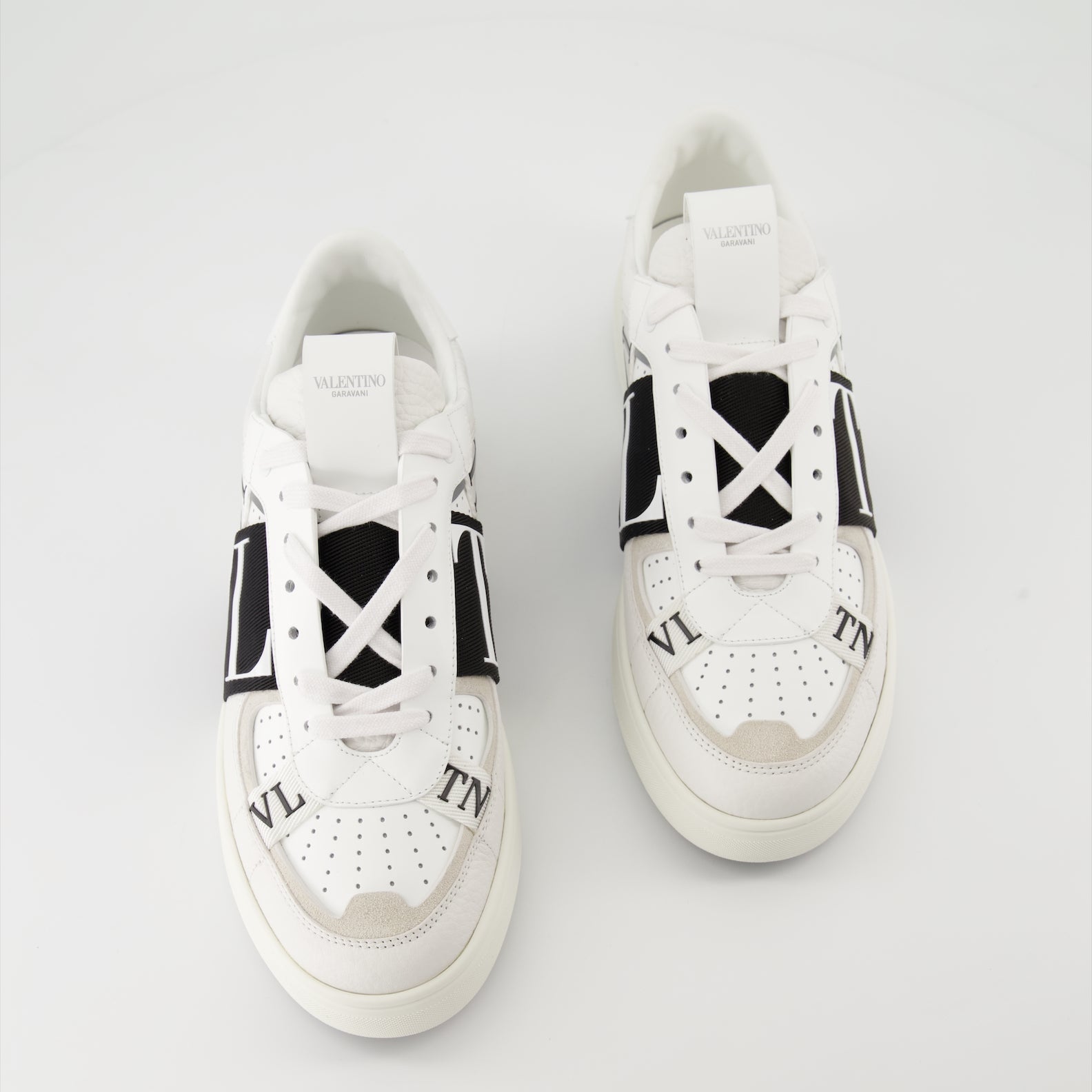 VLTN Leather Sneakers in White Valentino Garavani Men WE IN STYLE