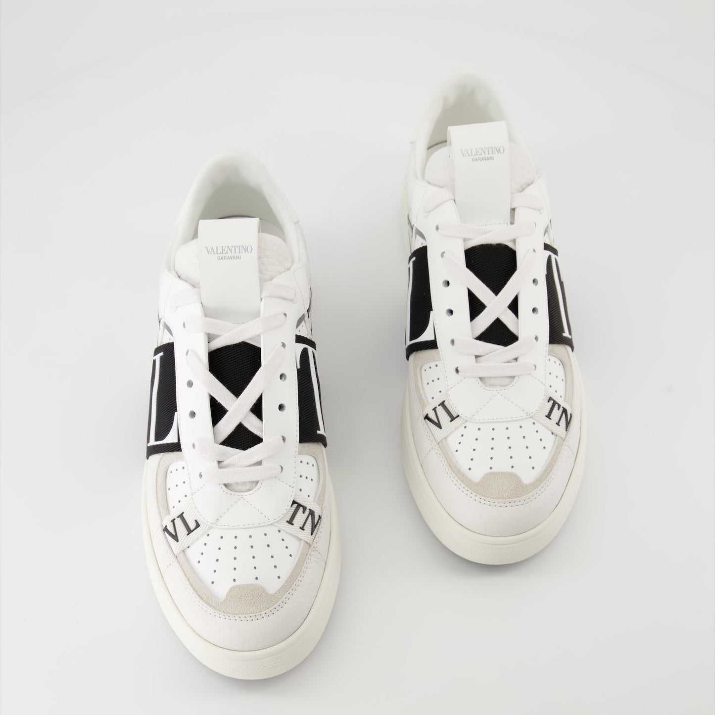 VLTN sneakers, Valentino Garavani, white leather sneakers, luxury ready-to-wear, designer shoes