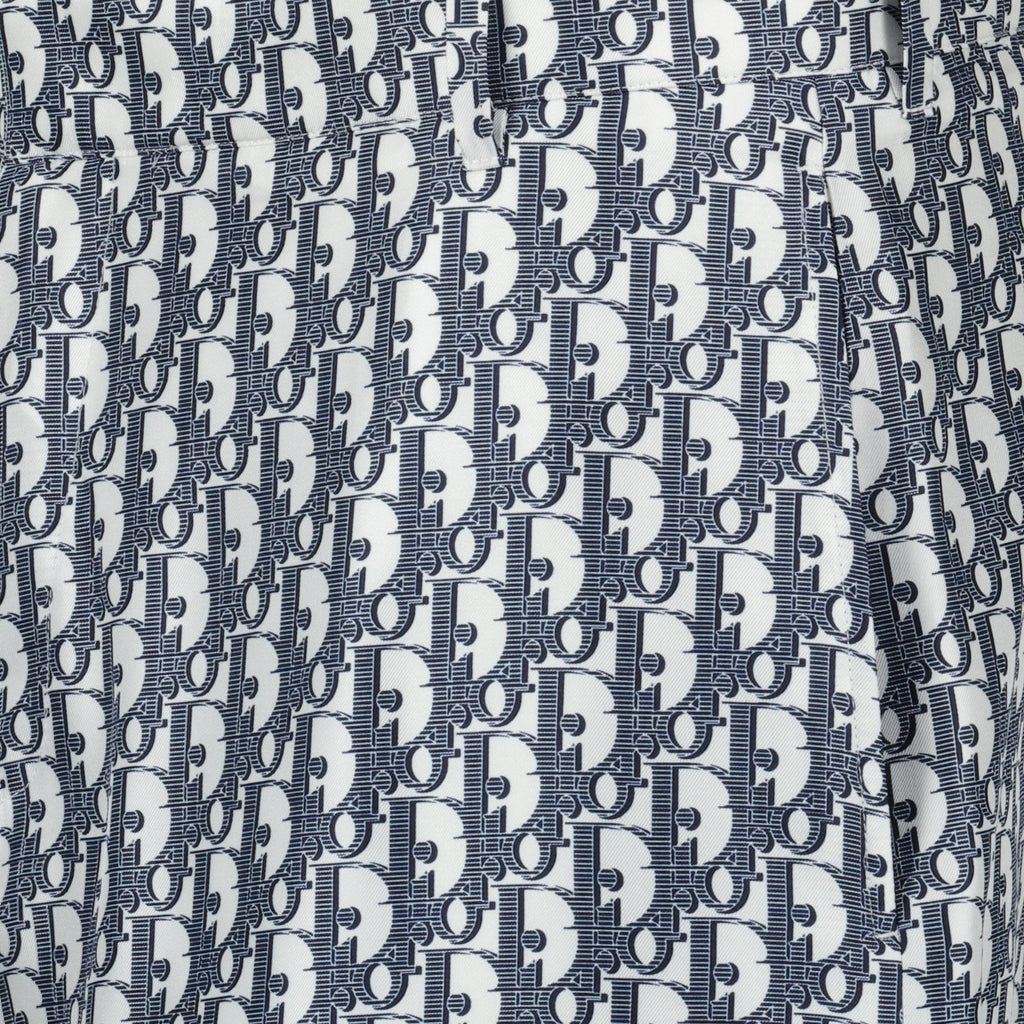 Dior shorts, silk shorts, designer shorts, bicolore shorts, luxury fashion