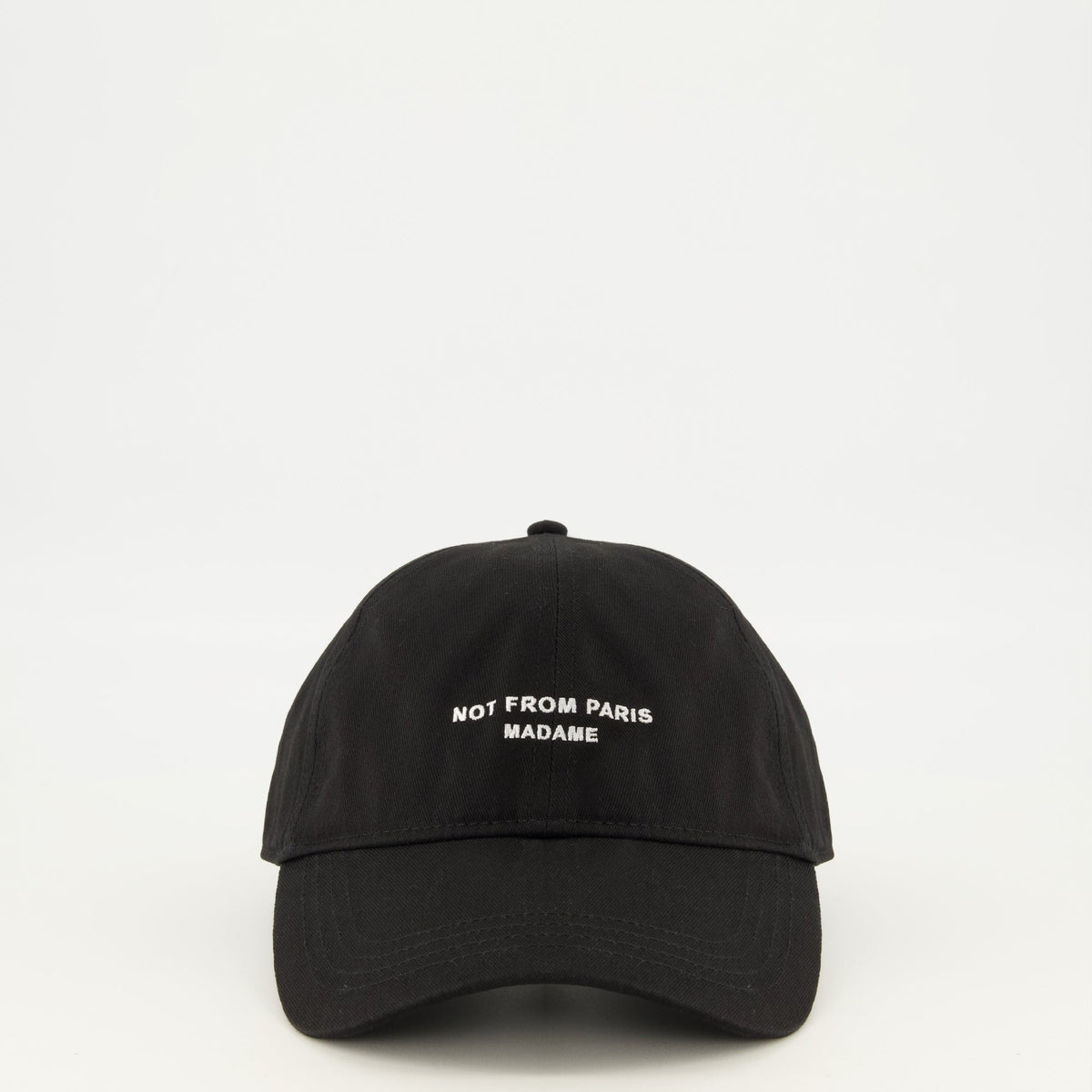 Slogan ブラックコットンキャップ
