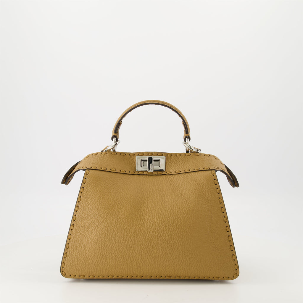 Fendi Peekaboo IseeU, designer handbag, calf leather bag, luxury accessories, elegant bag