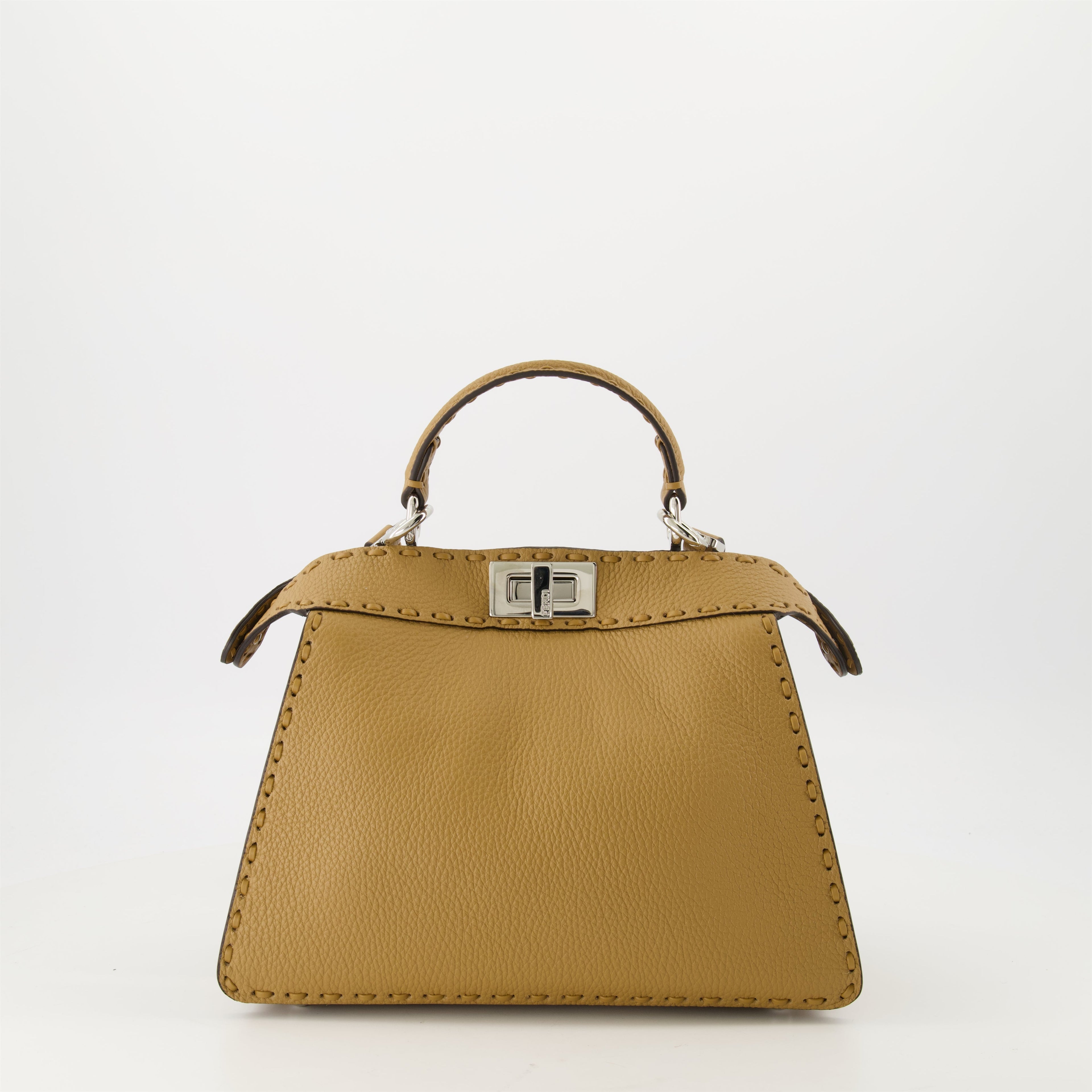 Fendi Peekaboo IseeU, designer handbag, calf leather bag, luxury accessories, elegant bag
