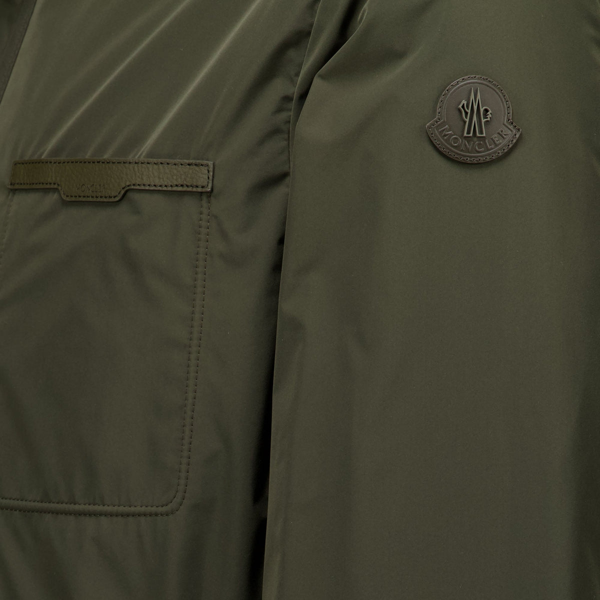 Chaqueta de plumón caqui