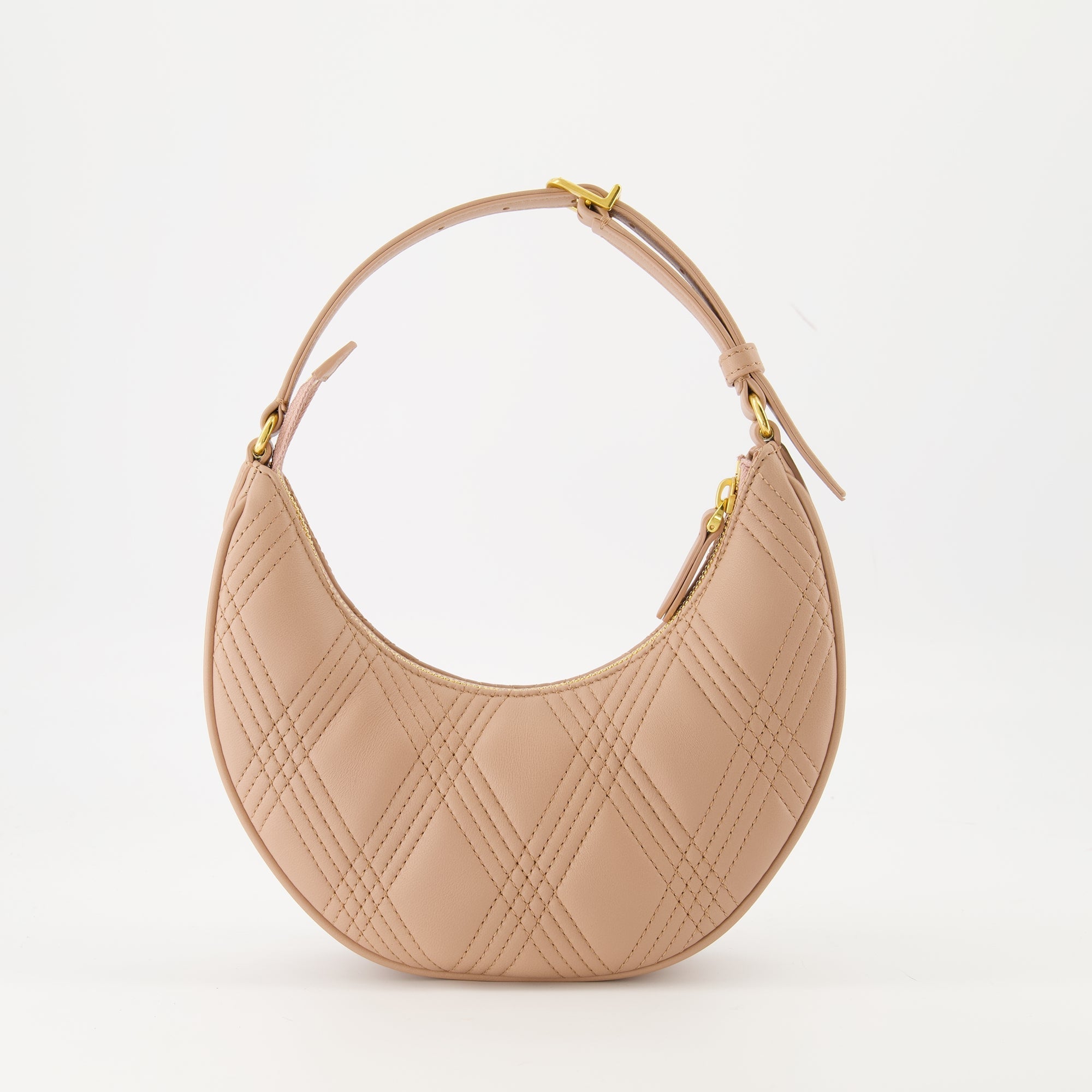 Valentino Hobo Quiltie 67, quilted leather bag, adjustable shoulder strap, zip closure handbag, designer accessories