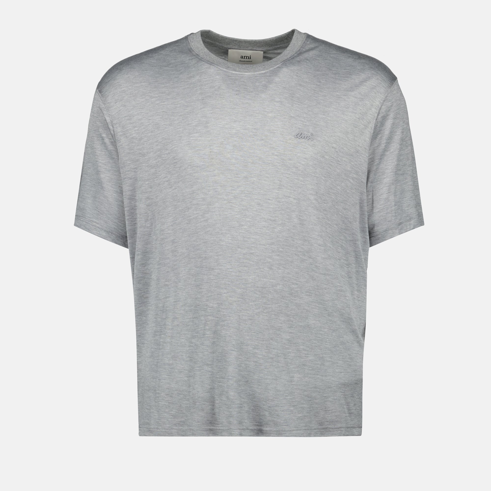 brode t shirt gris ami paris women 15434612048252