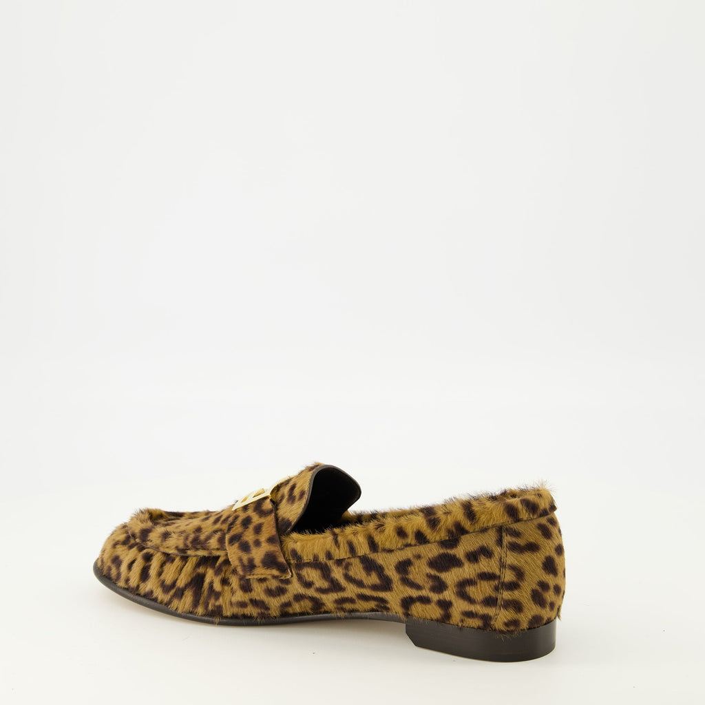 Fendi loafers, leopard print shoes, women's fashion footwear, luxury loafers, autumn-winter collection