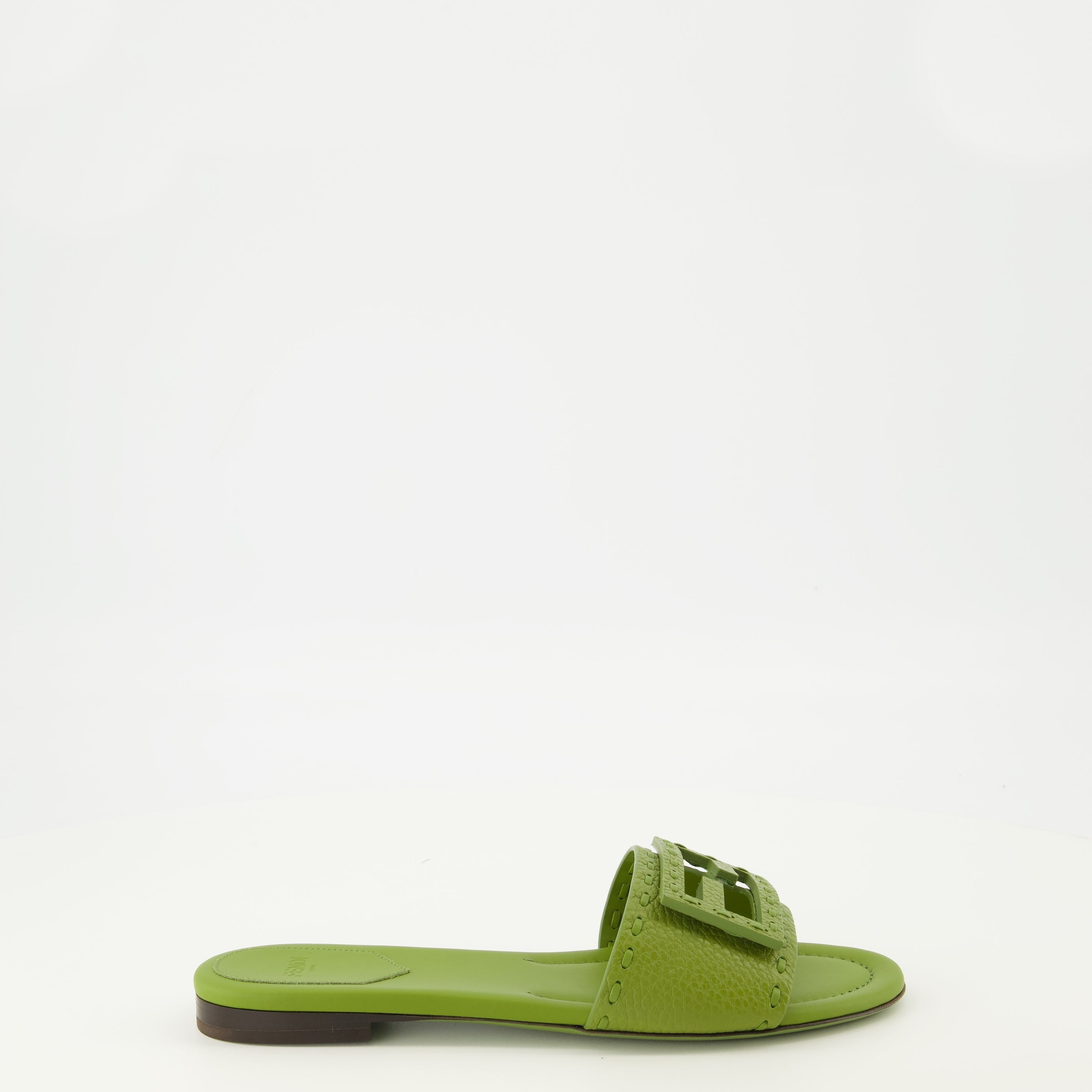 Baguette Green Mules