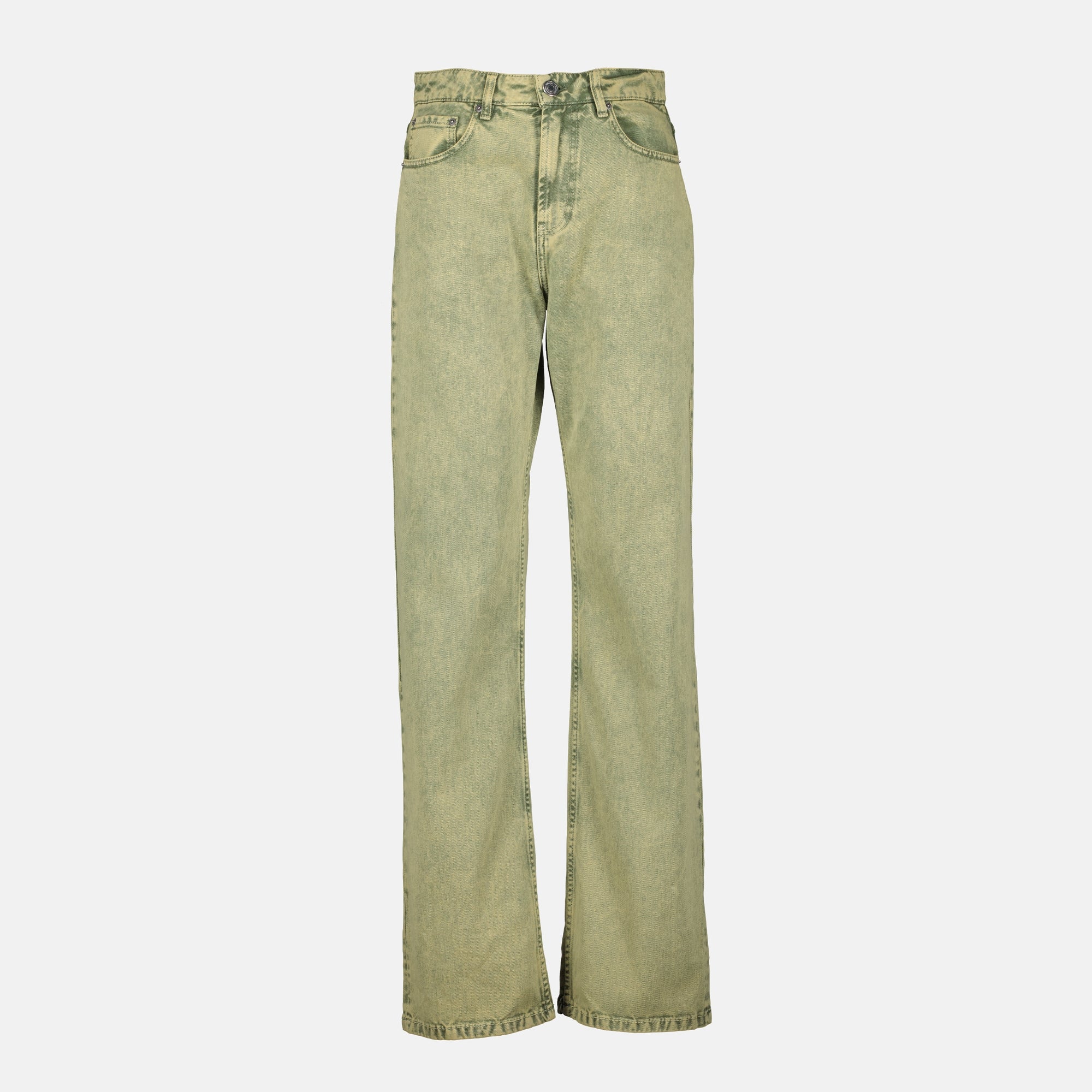 Kaki Weite Beinform Jeans