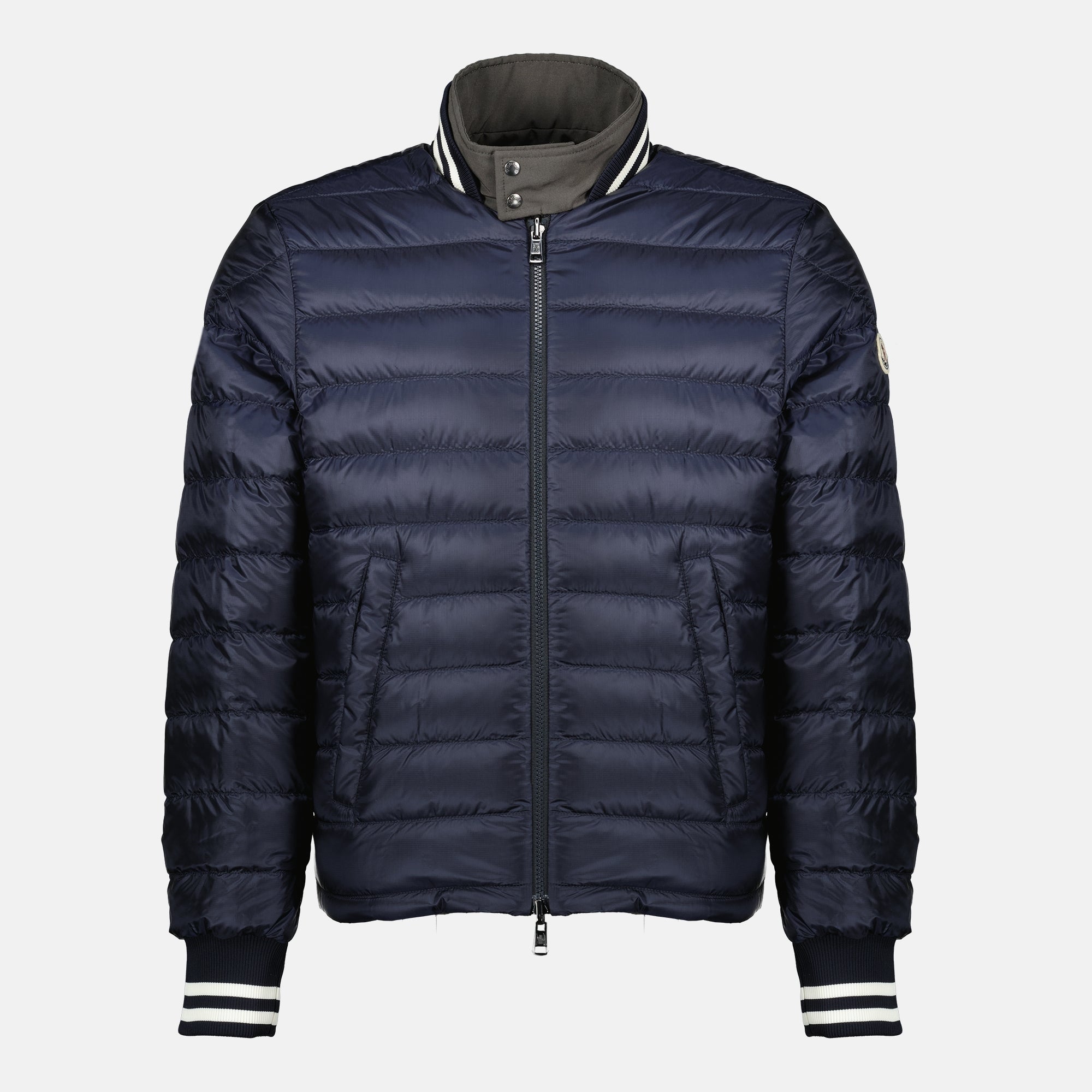 Prieure Grey Reversible Bomber - Moncler - Men | WE IN STYLE