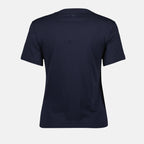 navy blue t-shirt, AMI heart logo, cotton t-shirt, short sleeve t-shirt, casual wear