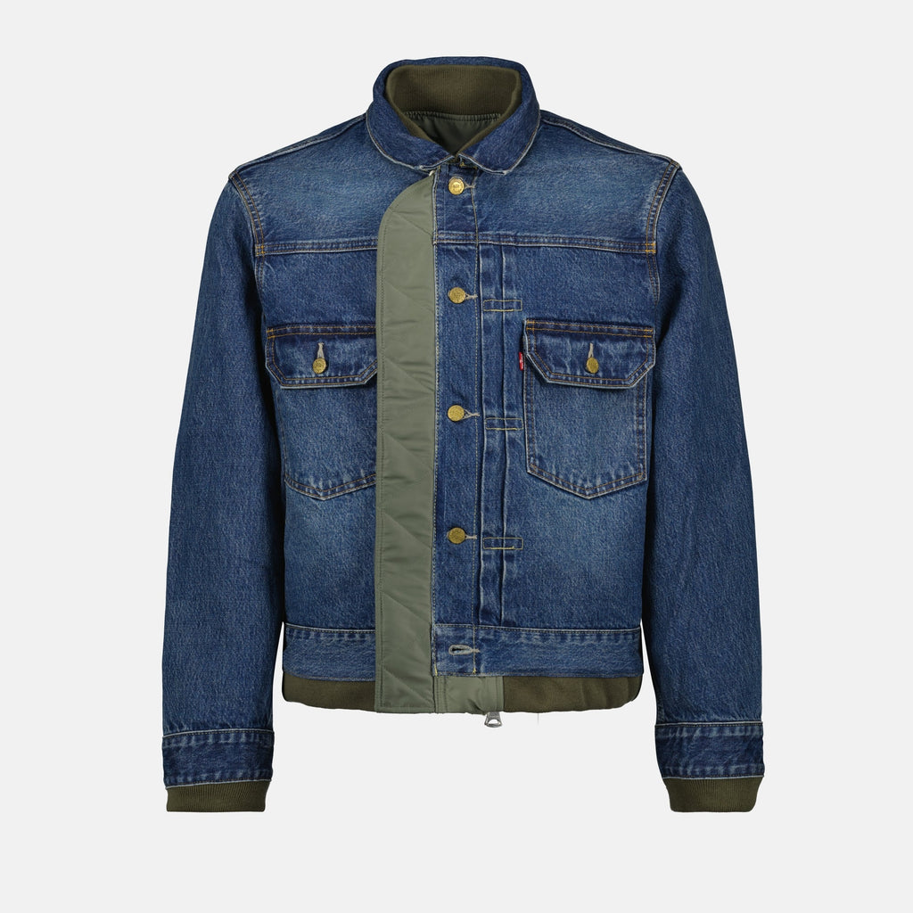 reversible jacket sacai x levis sacai men 15434351280508