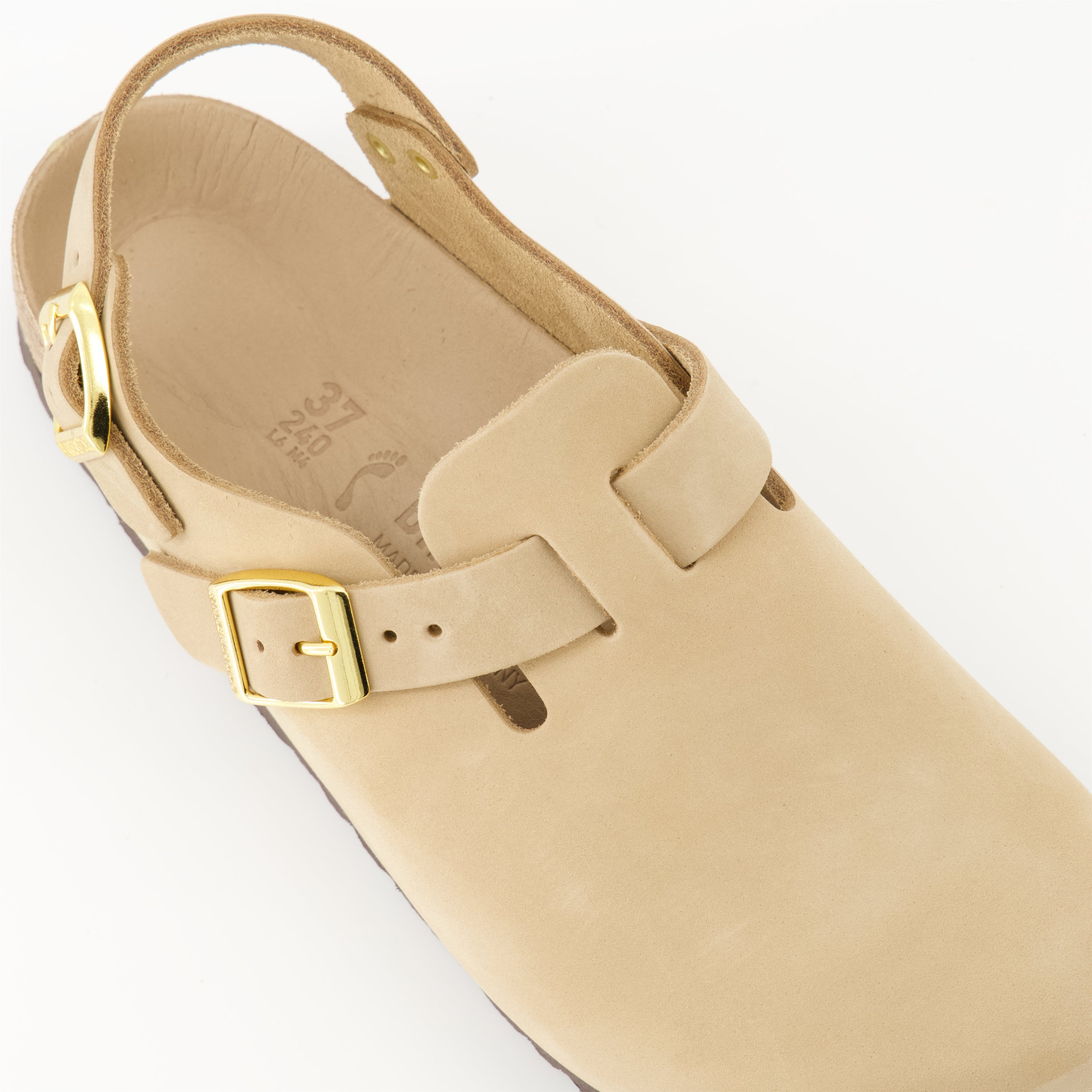 Image of Mules Tokio Beige by Birkenstock for Women - Season Spring-Summer 2025 - Top Detail View